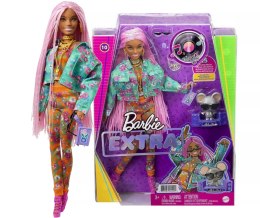 Lalka BARBIE EXTRA Moda Lalka Zwierzątko + akcesoria MATTEL GXF09