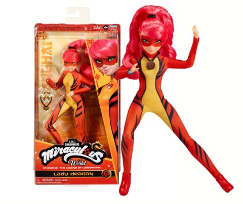 MIRACULOUS Biedronka Lalka Lady Dragon Shanghai PLAYMATES 50020