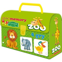 Game Trunk ZOO MEMORY 4 games ADAMIGO 6441