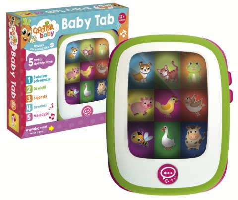 CAROTINA Edukacyjny Elektroniczny Baby Tablet 5 funkcji LISCIANI PL55784