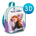 3D Kindergarten Backpack FROZEN 30x23 x10cm KIDS FR50005