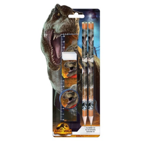 Zestaw przyborów szkolnych JURASSIC WORLD 5szt. KIDS JP00014