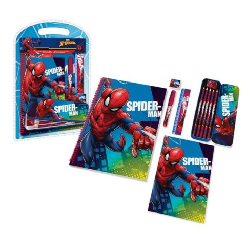 Zestaw przyborów szkolnych SPIDERMAN Zeszyt Piórnik KIDS MV15909