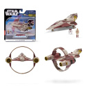 STAR WARS Pojazd JEDI STARFIGHTER + figurka JAZWARES SWJ00014