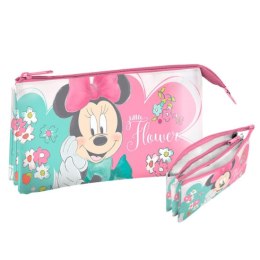 Piórnik szkolny MINNIE MOUSE trzykomorowy KIDS MN22088