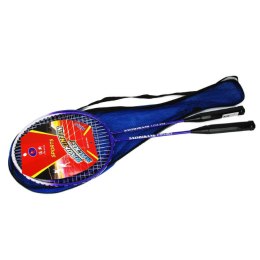 Badminton metalowy w Etui Paletki Rakietki 2szt. DROMADER 130-02632