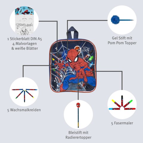 Zestaw do kolorowania SPIDERMAN w plecaku UNDERCOVER SPMA5201 Zestaw do kolorowania SPIDERMAN w plecaku UNDERCOVER SPMA5201