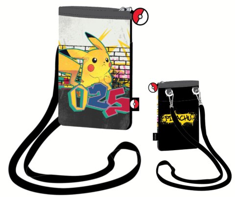 POKEMON PIKACHU Saszetka Pokrowiec Etui na telefon 10x18cm DIFUZED POK23-1435