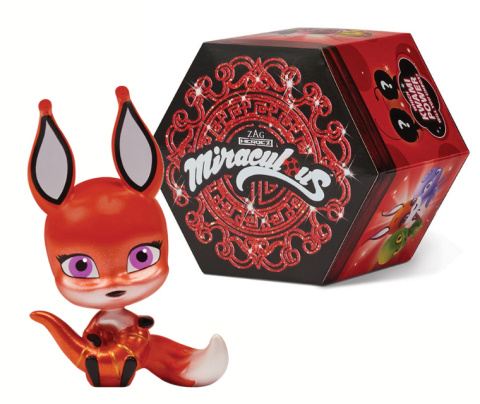 MIRACULOUS BIEDRONKA Box FIGURKA KWAMI Niespodzianka 1szt. PLAYMATES 50500