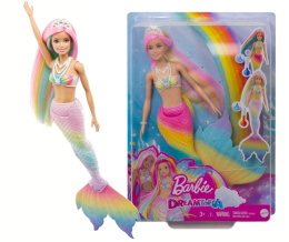 BARBIE Dreamtopia Lalka SYRENKA Tęczowa Przemiana MATTEL GTF89