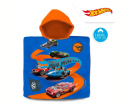 Ponczo Poncho ręcznik HOT WHEELS dla dzieci 60x120 kaptur KIDS HW00013