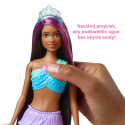 BARBIE Dreamtopia Lalka Brooklyn SYRENKA Migoczące Światełka MATTEL HDJ37