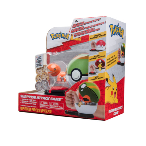Gra Pokemon SURPRISE ATTACK Trapinch + Nest Ball JAZWARES PKW3169 Gra Pokemon SURPRISE ATTACK Trapinch + Nest Ball JAZWARES PKW3169