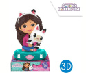 Lampka nocna LED 3D KOCI DOMEK GABI Panduś KIDS GD00024