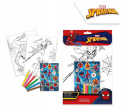 Zestaw do Kolorowania SPIDERMAN Kolorowanka z naklejkami KIDS SP50019