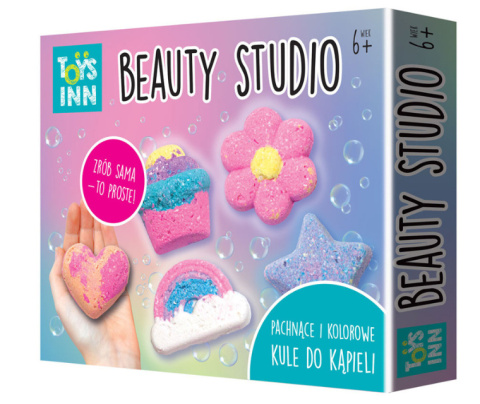 Zestaw kreatywny BEAUTY STUDIO Kule do kąpieli Pachnące i kolorowe TOYS INN STN5539