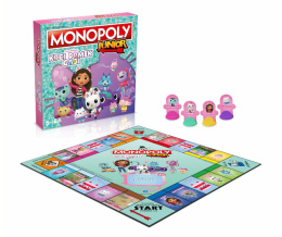 Gra MONOPOLY JUNIOR KOCI DOMEK GABI dla dzieci WINNING MOVES WM04157-POL