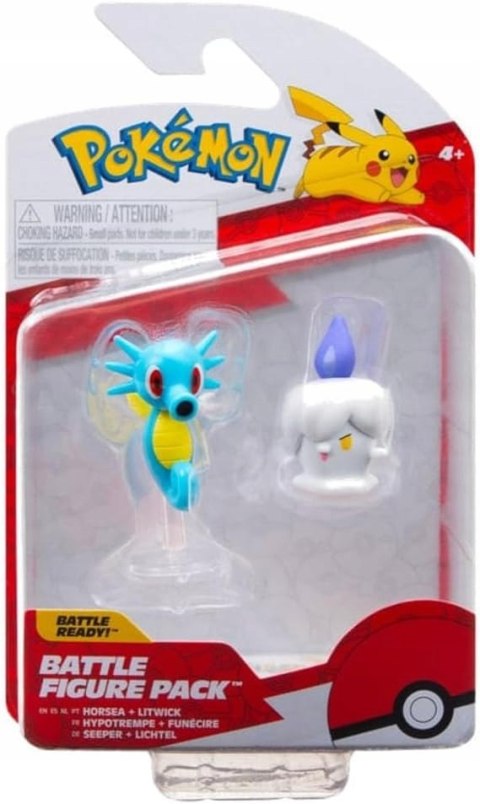 POKEMON Figurka bitewna HORSEA + LITWICK s15 JAZWARES PKW3008 POKEMON Figurka bitewna HORSEA + LITWICK s15 JAZWARES PKW3008