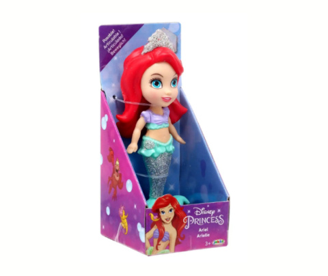 Mini Laleczka SYRENKA ARIEL Figurka 9cm JAKKS PACIFIC 22720