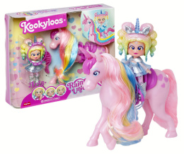 Zestaw Figurka KOOKYLOOS RAINBOW UNICORN Laleczka IRIS + Jednorożec RAINBOW BOX PKLSP104IN130