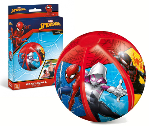 Piłka plażowa dmuchana SPIDERMAN 50cm MONDO 16929