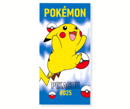 Ręcznik kąpielowy plażowy POKEMON PIKACHU 70x140 Bawełna MISTER 23POK-T009