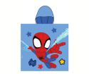 Ponczo Poncho Ręcznik SPIDEY dla dzieci 55x110 Kaptur Bawełna CARBOTEX CSPYP4