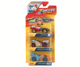 T-RACERS 2.0 Pojazdy MIX N RACE Samochodziki Autka 3pak MAGIC BOX PTR7V304IN00