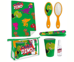 Zestaw toaletowy Kosmetyczka CRAZY DINO DINOZAUR dla dzieci KIDS KL10698