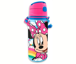 Bidon do picia Aluminiowy MINNIE MOUSE 600ml z paskiem KIDS MN30015