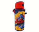 Bidon do picia Aluminiowy SPIDERMAN 600ml z paskiem KIDS SP50073