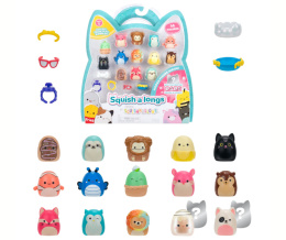 SQUISHMALLOWS Zestaw Figurek SQUISH A LONGS Figurka Niespodzianka 14pak s1 JAZWARES SQAL0029