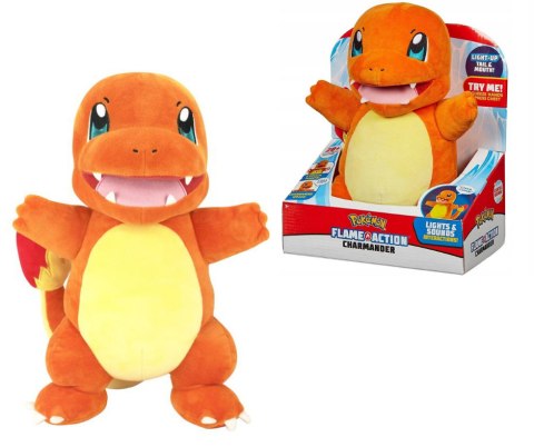 Charmander Pokemon Pluszak Interaktywny 30 cm JAZWAREZ