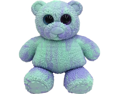 MIĘCIUSIE Pachnące Misie MIĘCIUŚ MIĘTOWO-FIOLETOWY Pachnie Świeci w ciemności 28cm EPEE EP60162