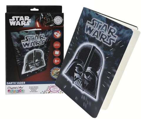 CRYSTAL ART Notatnik Mozaika Diamentowa STAR WARS DARTH VADER Notes EPEE CANJ-SWS602