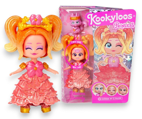 Figurka KOOKYLOOS PRINCESS Laleczka BLOSSOM BEAUTY + Zwierzątko MAGIC BOX PKL8D406IN00