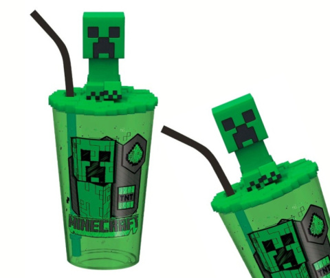 Kubek z nakładką 3D MINECRAFT 450ml KIDS MC00020