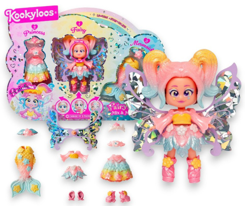 KOOKYLOOS Zestaw Fairytale Mix Match FIGURKA Rainbow MAGIC BOX PKLSP106IN210