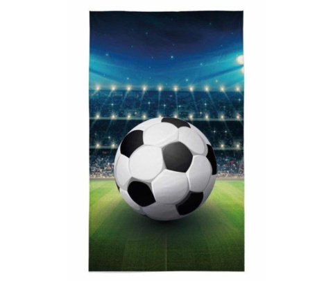 Ręcznik kąpielowy plażowy FOOTBALL 70x140cm Bawełna PIŁKA NOŻNA dla dzieci DETEXPOL 79BT