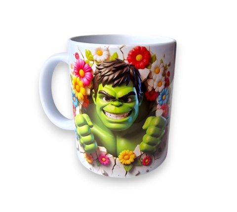 Kubek Ceramiczny HULK 330ml dla dzieci PREZENT w pudełku 100030