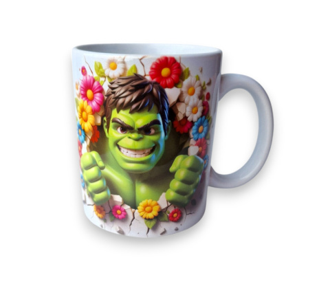Kubek Ceramiczny HULK 330ml dla dzieci PREZENT w pudełku 100030