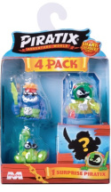 PIRATIX Zestaw Figurki SHARK TREASURE FOUR PACK Figurka Niespodzianka 1szt. MAGIC BOX PPX2B412IN00