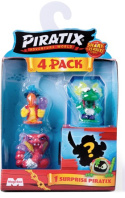 PIRATIX Zestaw Figurki SHARK TREASURE FOUR PACK Figurka Niespodzianka 1szt. MAGIC BOX PPX2B412IN00