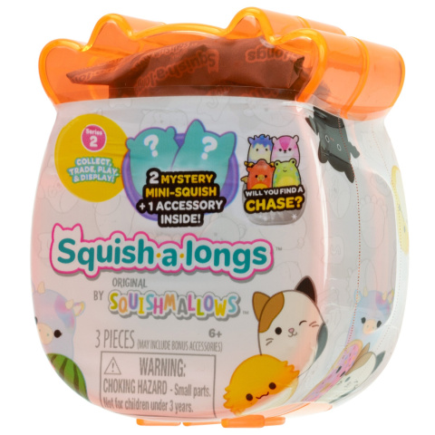 SQUISHMALLOWS Figurki SQUISH A LONGS Figurka Niespodzianka w Kapsule s2 JAZWARES SQAL0050 SQUISHMALLOWS Figurki SQUISH A LONGS Figurka Niespodzianka w Kapsule s2 JAZWARES SQAL0050