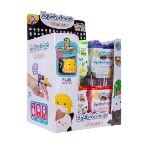 SQUISHMALLOWS Figurki SQUISH A LONGS Figurka Niespodzianka w Kapsule s2 JAZWARES SQAL0050 SQUISHMALLOWS Figurki SQUISH A LONGS Figurka Niespodzianka w Kapsule s2 JAZWARES SQAL0050