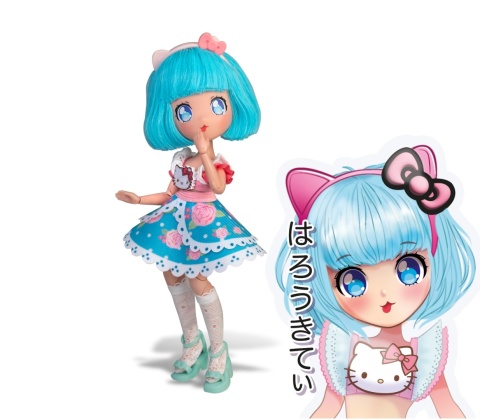 HELLO KITTY MANGA Lalka PRETTY PINK HKTF0300