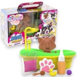 BRUDASKI W KĄPIELI KOTKI Zestaw ŁAZIENKA Kotek LUSIA + błotko + akcesoria