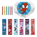 Zestaw Kreatywny SPIDEY Walizka TO GO Kolorowanka