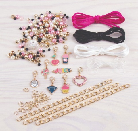 Zestaw do tworzenia bransoletek Juicy Mini Pink & Precious MAKE IT REAL