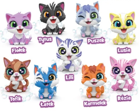 BRUDASKI W KĄPIELI KOTKI Kotek PUSZEK + BŁOTKO + AKCESORIA